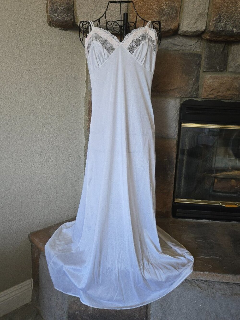 Val Mode Romantic Gothic Maxi Slip Dress